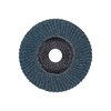 Pferd 5" x 7/8" A.H. POLIFAN® Flap Disc - Z SG POWER STEELOX, Zirconia, 36 Grit, Flat 62181